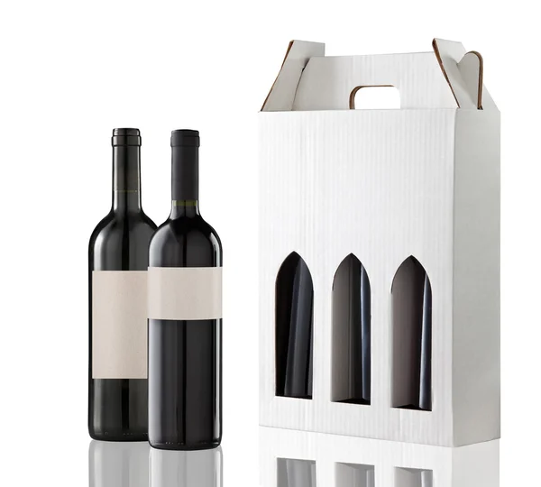 Vin presentförpackning — Stockfoto