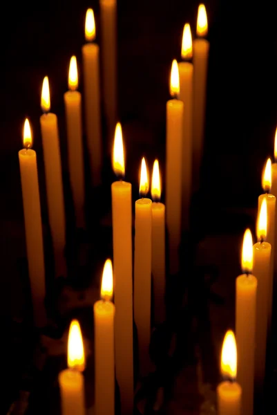 Velas encendidas — Foto de Stock