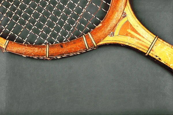 Detail of vintage racket — Stock Photo, Image