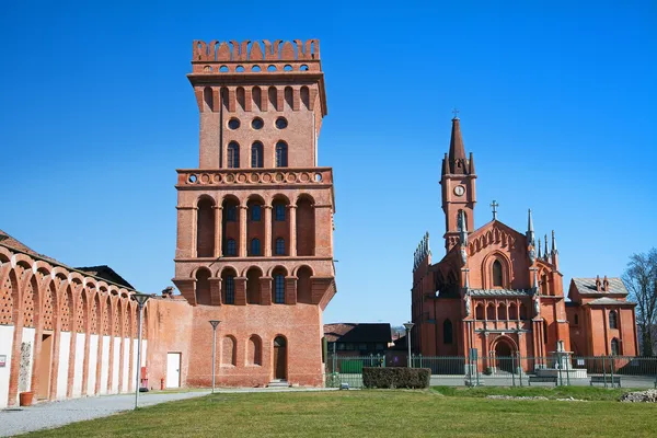 Pollenzo, sütyen, cuneo. — Stok fotoğraf