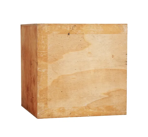 Brown cube — Stock Photo, Image