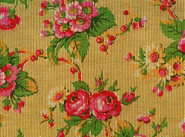 Retro tapestry with roses — Stock Photo, Image