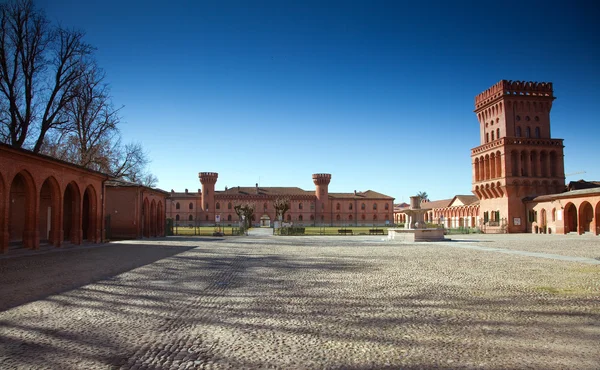 Castillo de Pollenzo, Sostén, Cuneo . — Foto de Stock