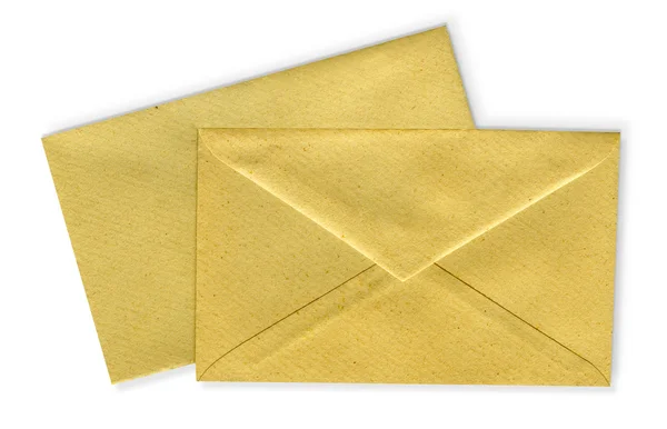 Close-up de dois envelopes . — Fotografia de Stock