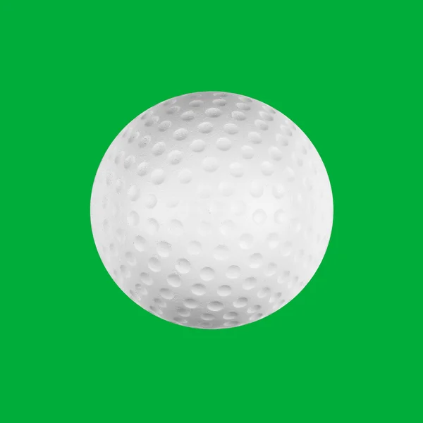 Гольф мяч на зеленом — стоковое фото