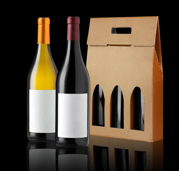 Wein-Geschenkbox — Stockfoto