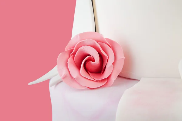 Sokeri vaaleanpunainen ruusu — kuvapankkivalokuva
