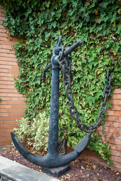 Anchor Chain Forte Dei Mrmi Lucca Versiglia Tuscany Italy — Stock Photo, Image