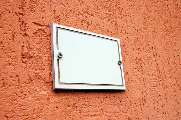 Placa en blanco —  Fotos de Stock