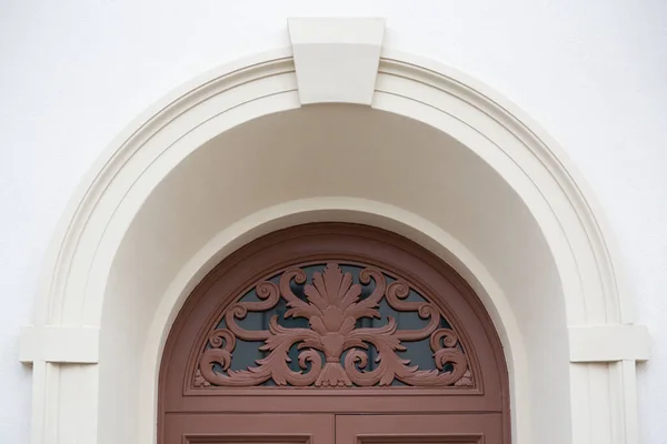 Detalle Puerta Entrada Con Arco Italt — Foto de Stock