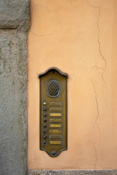 Antiguo Portero Automático Italia Con Espacio Para Texto Logotipo Espacio —  Fotos de Stock