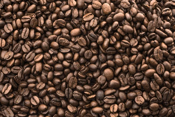 Coffee Beans White Heart Shape Plate Fresh Coffee Beans Background — Photo