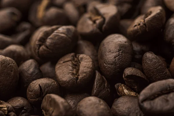 Fresh Coffee Beans Achtergrond Met Kopieerruimte Plat Gelegd Hoge Kwaliteit — Stockfoto