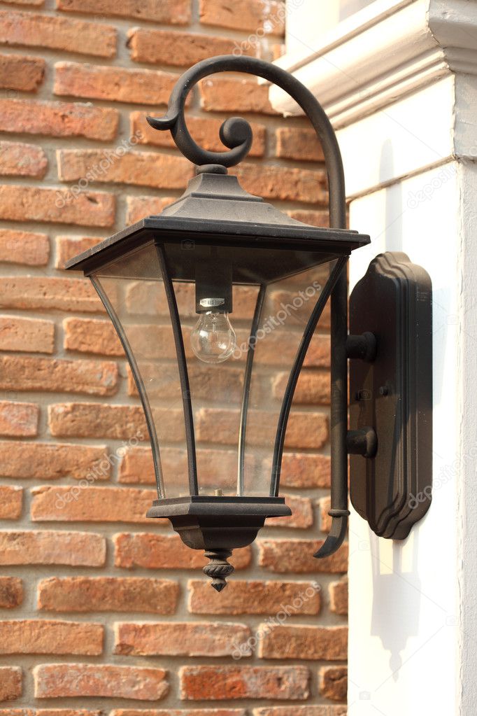 Antique Victorian Outdoor Wall Lamp Stock Photo Tawintaew 32593767 Antique Victorian Outdoor Wall Lamp Photo By Tawintaew
