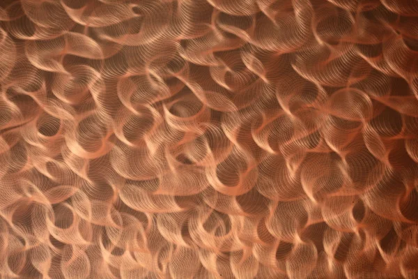 Polished copper plate — Stock Photo, Image