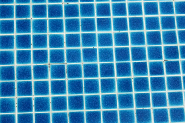 Azulejos mosaico azul para fundo — Fotografia de Stock