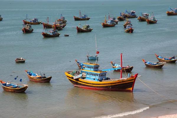 Rybářská vesnice, mui ne, vietnam — Stock fotografie