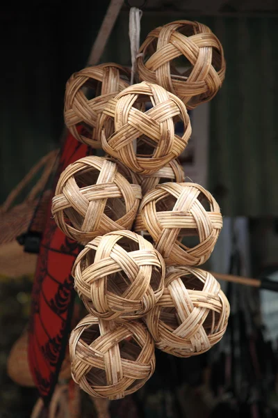 Rattan ball the southeast asia favorite sports — Stock Photo, Image