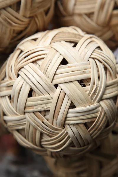 Rattan ball the southeast asia favorite sports — Stock Photo, Image