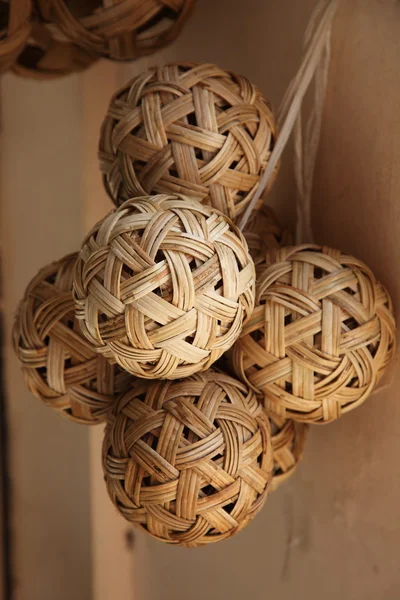 Rattan ball the southeast asia favorite sports — Stock Photo, Image