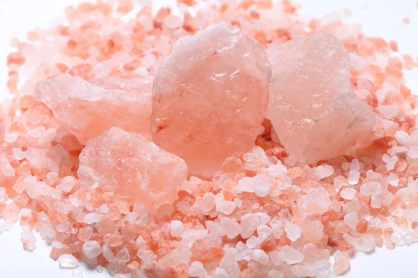 Гімалайський рожевий кристалів солі — стокове фото