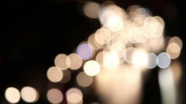 ufuk gece trafik ışıkları-bangkok