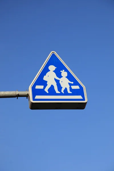 Школьный предупреждающий знак . — стоковое фото