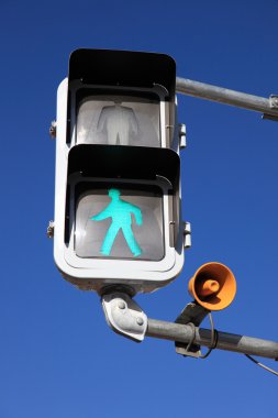 yayalar için trafik ışığı