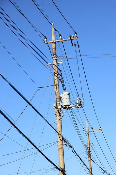 Telephone Pole and Wires — Stock Photo, Image