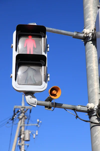 Traffic-light voor voetgangers — Stockfoto