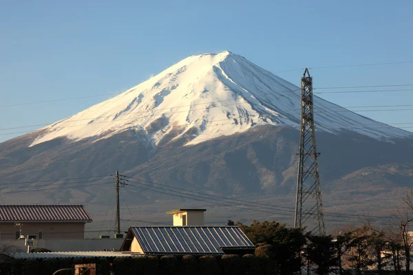 Mening van de berg fuji kawaguchiko — Stockfoto