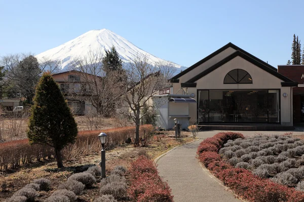 Widokiem mount fuji kawaguchiko — Zdjęcie stockowe