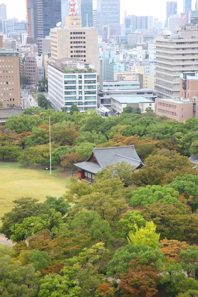 Paesaggio urbano di Osaka Immagini Stock Royalty Free