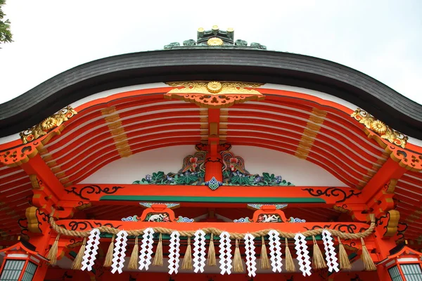 Detalhe telhado Fushimi Inari, Kyoto, Japão — Fotografia de Stock