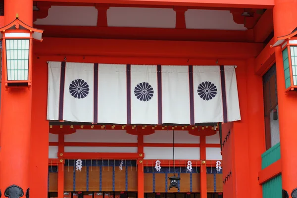 Detalhe telhado Fushimi Inari, Kyoto, Japão — Fotografia de Stock