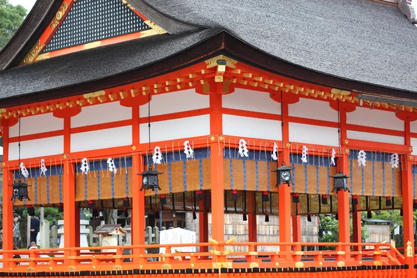 Détail toit Fushimi Inari, Kyoto, Japon — Photo