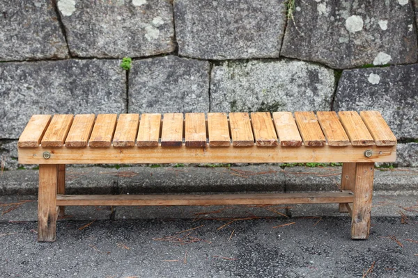 Panca in legno in Giappone — Foto Stock