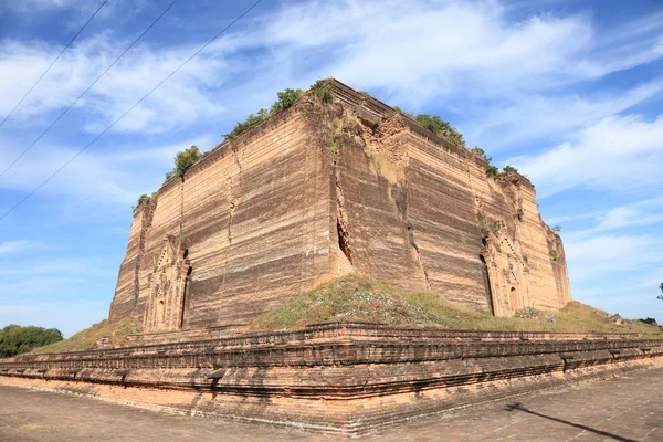 Detail of Ruined Mingun pagoda — Stock Photo, Image