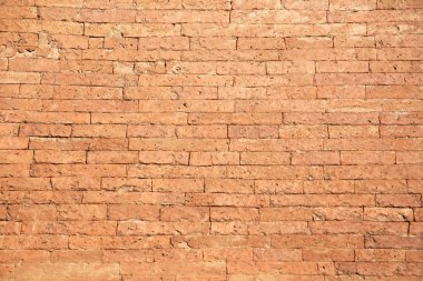Kırmızı tuğla duvar dokusu