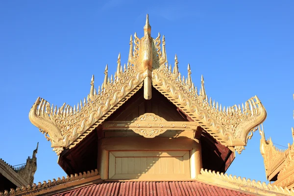 Detalhe do palácio Mandalay — Fotografia de Stock