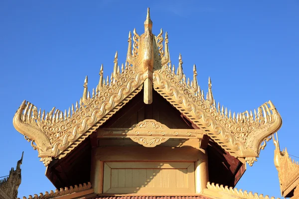 Detalhe do palácio Mandalay — Fotografia de Stock