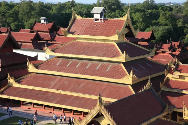 Detail of Mandalay palace — Stock Photo, Image