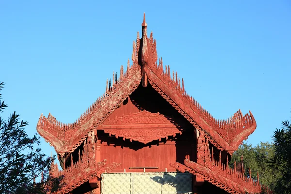 Detail van mandalay palace — Stockfoto