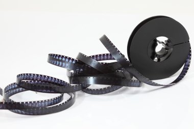 Still life of 8mm cine film clipart