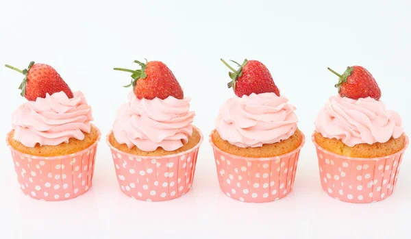 Cupcakes de baunilha — Fotografia de Stock