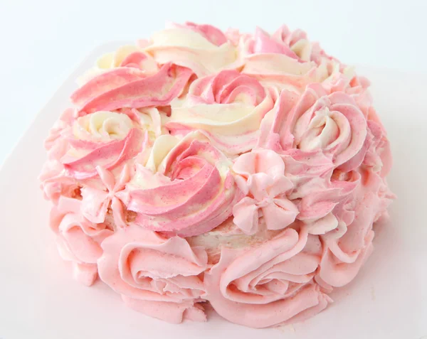 Розовый торт — стоковое фото