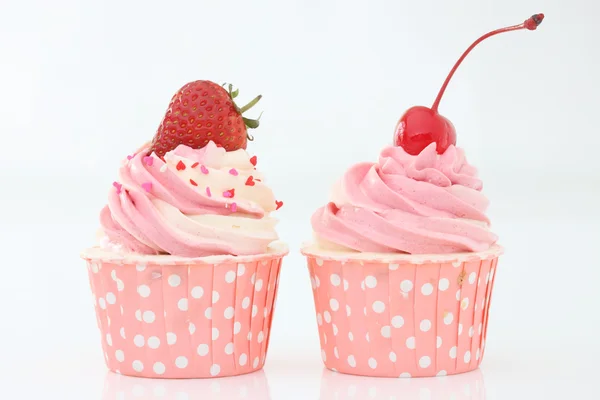Valentine cupcakes Royalty Free Stock Photos