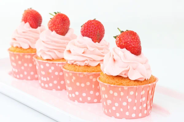 Vanilla cupcakes Royalty Free Stock Photos