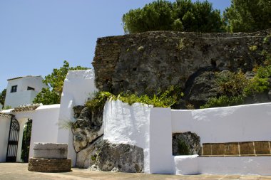 tipik beyaz Endülüs Köyü