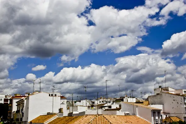 Villaggio tipico andaluso bianco — Foto Stock